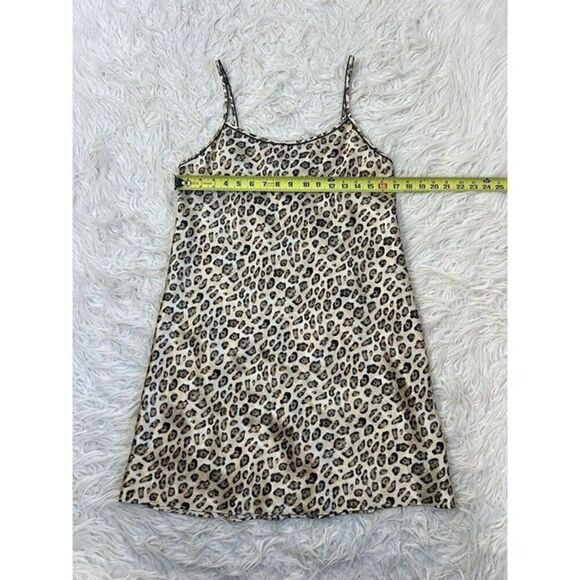 Valerie Stevens Vintage Satin Animal Print Cheers Kimono Robe & Slip Dress Med - Picture 7 of 11